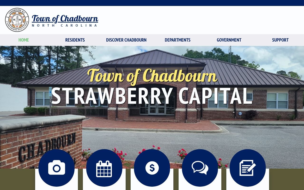 Town of Chadbourn official website