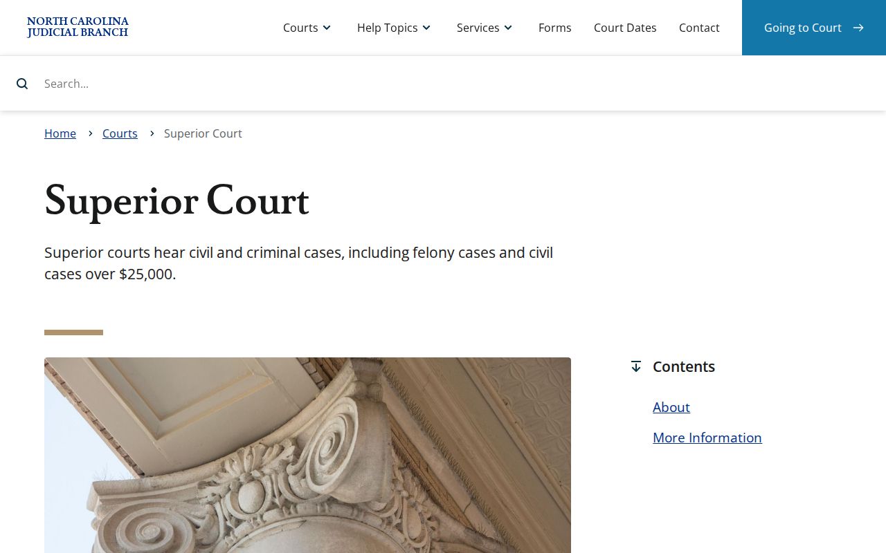 Columbus County civil court dockets Superior Court source