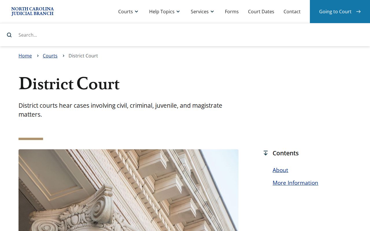 Columbus County criminal court dockets District Court source